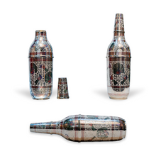 Bottle Pecock Design (Detachable Mug)